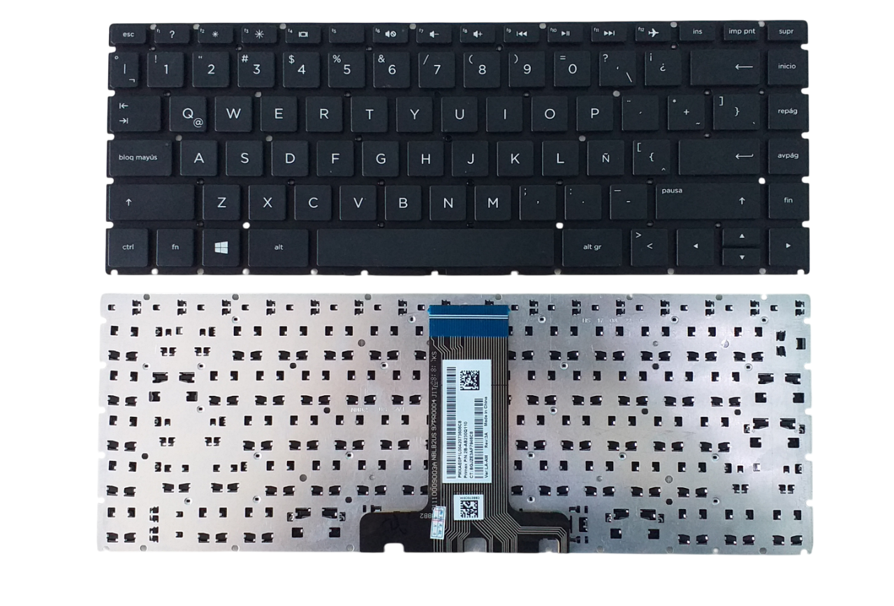 TECLADO LAPTOP HP 14-AB 14-BS 14-BW 14-BA 14M-BA 14CD  / X360  14-CD 14-BP 